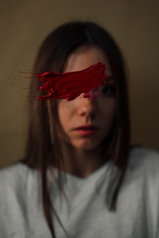 Person reflecting on loss